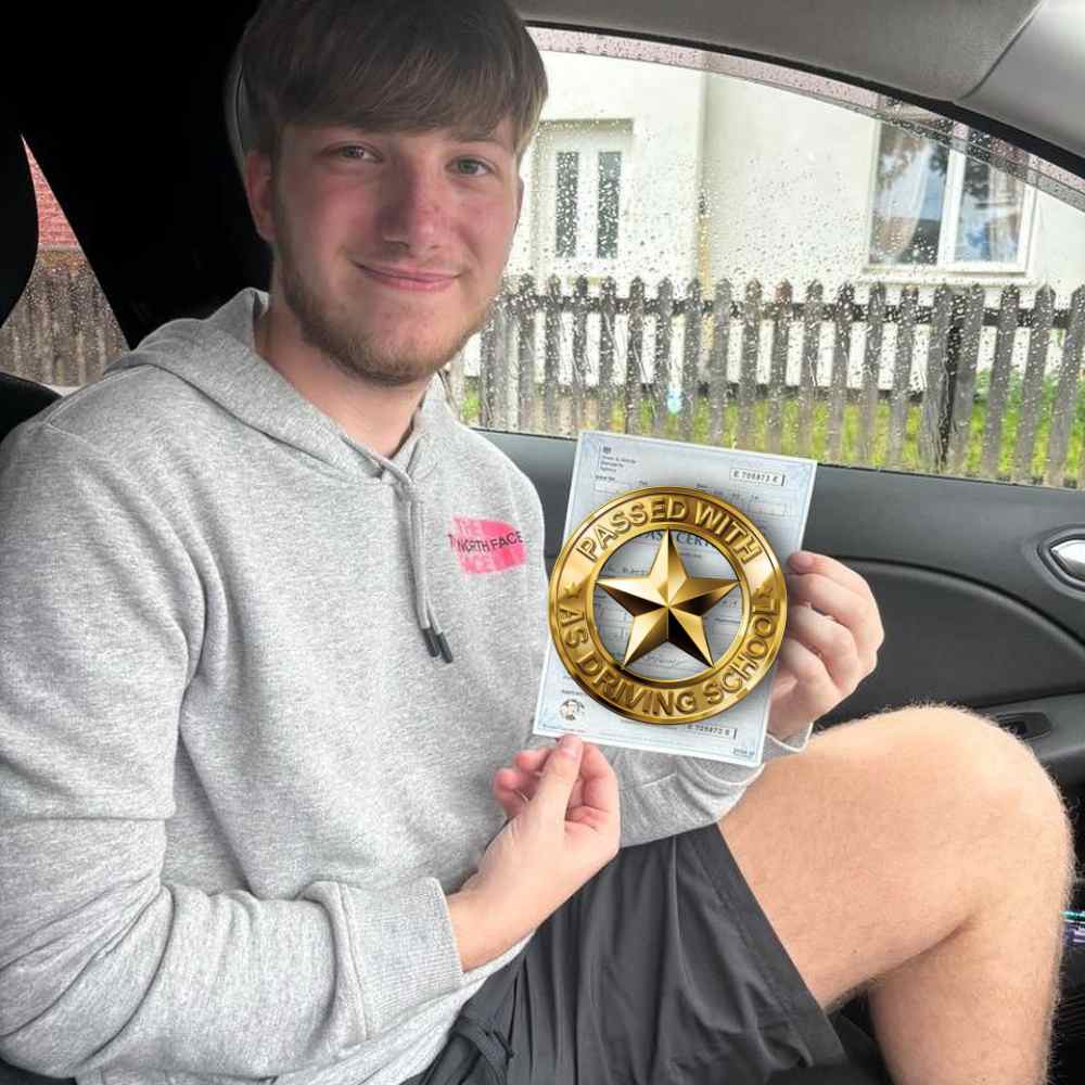 Passed with Us: Driving Lessons Saltney, lessons for beginners, high pass rate, package deals, and qualified instructors. Book now for success.